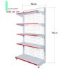 Kệ siêu thị đơn lung lưới cao 1.8m x dài 0.7m